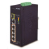 Planet IGS-614HPT, PoE switch, 5x 1000Base-T, 1x SFP, 4x PoE 802.3at, -40~+75°C, 12-56VDC, dual-power, DIN