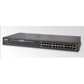 Planet HPOE-1200G, PoE Injektor 12x 1000Base-T, PoE 340W (max.30W/port)