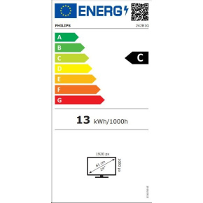 Philips MT IPS LED 23,8" 242B1G/00 - IPS panel, 1920x1080, D-Sub, DVI, HDMI, DP, USB 3.2, repro, pivot