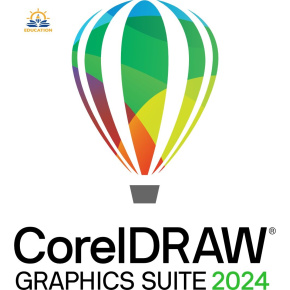 CorelDRAW Graphics Suite 2024 Education Perpetual License (incl. 1 Yr CorelSure Maintenance)(251+)