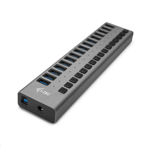 i-tec USB 3.0 nabíjecí HUB 16port + Power Adapter 90 W