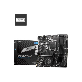 MSI MB Sc LGA1700 PRO B760M-P, Intel B760, 4xDDR5, 1xDP, 1xHDMI, 1xVGA, mATX