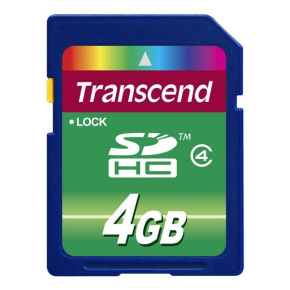 TRANSCEND SDHC karta 4GB Class 4