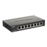 D-Link DGS-1100-08PV2 8-port Gigabit Smart Managed PoE switch, PoE budget 64W, fanless