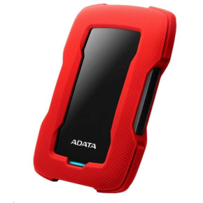 ADATA Externí HDD 1TB 2,5" USB 3.1 HD330, RED COLOR BOX, červený (gumový, nárazu odolný)