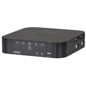 ATEN 4-port mini DisplayPort Dual View KVMP USB, audio, kabely