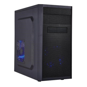 EUROCASE skříň MC X203 black, micro tower, without fans, 2x USB 2.0