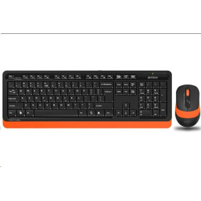 A4tech FG1010 FSTYLER set bezdr. klávesnice + myši, oranžová barva