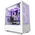 NZXT skříň H5 Flow edition / 2x120 mm fan / USB 3.0 / USB-C 3.1 / průhledná bočnice / mesh panel / bílá