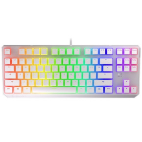 Endorfy herní klávesnice Thock TKL OWH Pudd.Khail  BR RGB /USB/ brown sw./ drátová / mechanická / US layout / bílá RGB