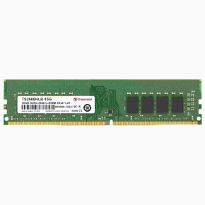 TRANSCEND DIMM DDR4 16GB 2666MHz 2Rx8 1Gx8 CL19 1.2V