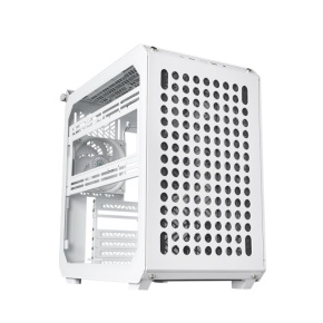 Cooler Master case Qube 500 Flatpack, E-ATX, Průhledná bočnice, 1x 120mm Fan, Bílá