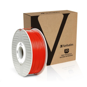 VERBATIM 3D Printer Filament PLA 1.75mm, 335m, 1kg red (OLD PN 55270)