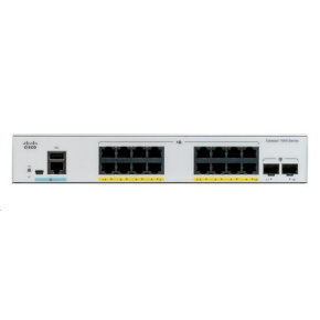 Cisco Catalyst C1000-16P-2G-L, 16x10/100/1000, 2xSFP, PoE