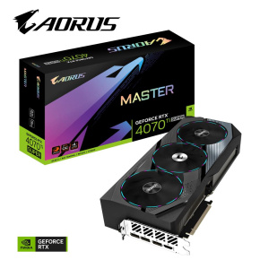 GIGABYTE VGA NVIDIA GeForce RTX 4070 Ti SUPER AORUS MASTER OC 16G, 16G GDDR6X, 3xDP, 1xHDMI