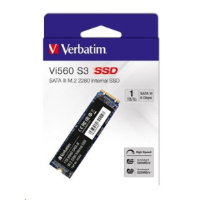 VERBATIM SSD Vi560 S3 M.2 256GB SATA III, W 560/ R 520MB/s