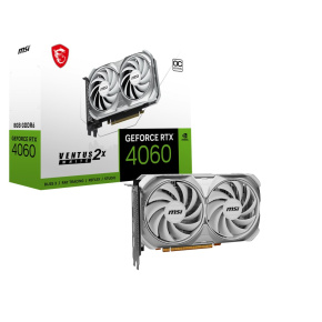 MSI VGA NVIDIA GeForce RTX 4060 VENTUS 2X WHITE 8G OC, 8G GDDR6, 3xDP, 1xHDMI