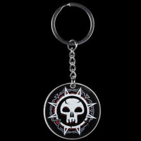 Konix Magic: The Gathering "Black Mana" Metal Keychain