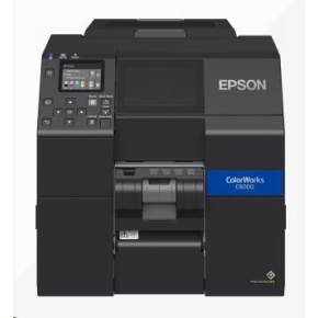 Epson ColorWorks CW-C6000Pe, peeler, disp., USB, Ethernet, black