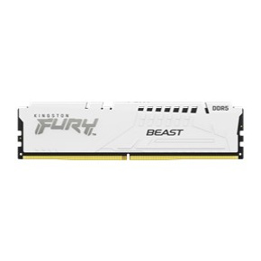 KINGSTON DIMM DDR5 16GB 5600MT/s CL40 FURY Beast Bílá XMP