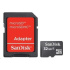 SanDisk MicroSDHC karta 32GB (Class 4) + adaptér