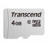 TRANSCEND MicroSDHC karta 4GB 300S, Class 10, bez adaptéru