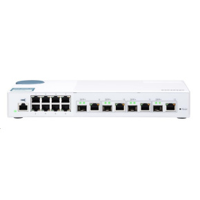 QNAP switch QSW-M408-4C (8x1GbE,4x10GbE RJ45/SFP+)