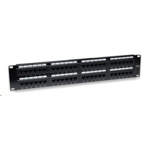 Intellinet Patch panel 48 port Cat5e, UTP, 2U , černý