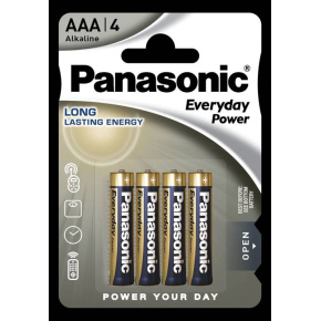 Panasonic Alkalická baterie LR03EPS/4BP Everyday Power (Blistr 4 ks)