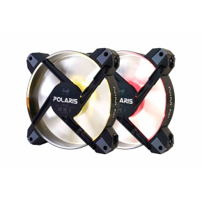 IN WIN ventilátor Polaris RGB Aluminium (twin pack)