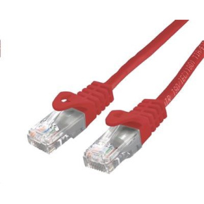 C-TECH kabel patchcord Cat6, UTP, červený, 1m