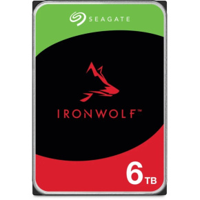 SEAGATE HDD 6TB IRONWOLF (NAS), 3.5", SATAIII, 5400 RPM, Cache 256MB, CMR