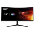 ACER LCD Nitro XZ342CUV3bmiiphx, 86cm (34") VA LED Curved, 3440x1440,180Hz,400nit,HDMI,DP,Audio,Repro,VESA,HgtAdj