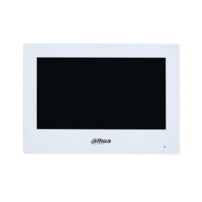 Dahua VTH2621GW-P, vnitřní IP monitor, bílý, 7" TFT, Reproduktor, 10/100 Ethernet, 6x Alarm input, PoE