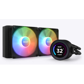 NZXT vodní chladič Kraken 240 ELITE RGB / 2x120mm RGB fan / LCD disp. / 6 let