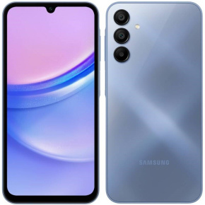 Samsung Galaxy A15 (A156), 4/128 GB, 5G, modrá, CZ distribuce