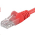 PREMIUMCORD Patch kabel UTP RJ45-RJ45 CAT5e 5m červená