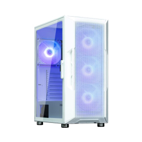 ZALMAN case I3 NEO, Mid Tower, ATX, 2xUSB 3.0, 1xUSB 2.0, 4x 120mm ARGB Fan, bílá