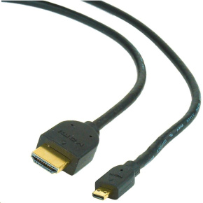 GEMBIRD Kabel HDMI - HDMI Micro 1,8m (v1.3, M/M, stíněný, zlacené kontakty)