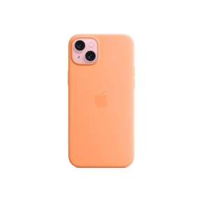 APPLE iPhone 15 Plus Silicone Case with MagSafe - Orange Sorbet