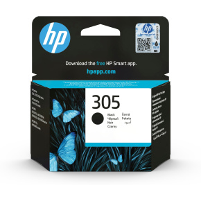 HP 305 Black Original Ink Cartridge (120 pages)