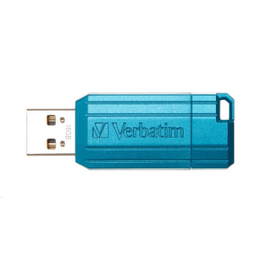 VERBATIM Flash Disk 16GB Hi-Speed Store 'n' Go, Pinstripe, USB 2.0, Caribbean modrá