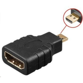 PREMIUMCORD Adapter HDMI Typ A samice - micro HDMI Typ D samec