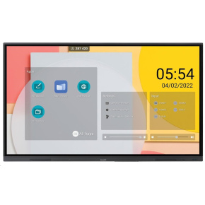 SHARP/NEC LCD 65" Precision Touch PN-LC652, 3840x2160, 400nit, 6.5ms, 16/7, VGA, USB-C, HDMI, USB, dotykový displej