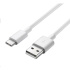 PremiumCord Kabel USB 3.1 C/M - USB 2.0 A/M, rychlé nabíjení proudem 3A, 3m, bílá