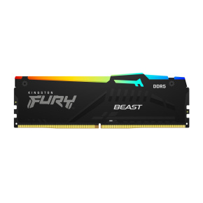 KINGSTON DIMM DDR5 32GB 6000MT/s CL30 Non-ECC FURY Beast RGB EXPO, Černá