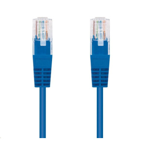 C-TECH kabel patchcord Cat5e, UTP, modrý, 3m