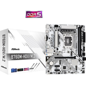 ASRock MB Sc LGA1700 B760M-HDV/M.2, Intel B760, 2xDDR5, 1xDP, 1xHDMI, 1xVGA, mATX