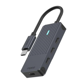 RAPOO rozbočovač UCH-4002, USB-C na USB-C