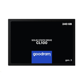 GOODRAM SSD CL100 Gen.3 240GB SATA III 7mm, 2,5" (R: 520MB/s; W 400MB/s)